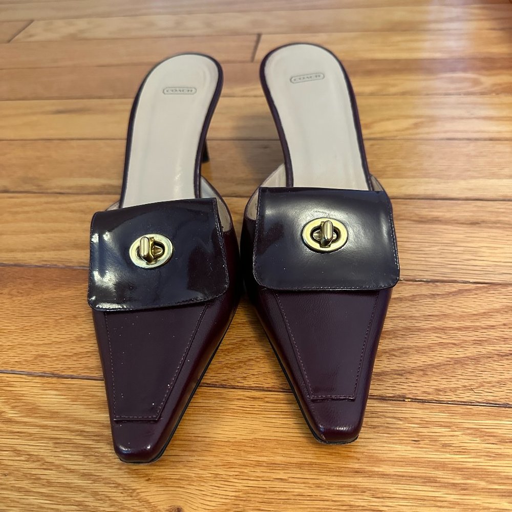 Coach Pointed Toe Mule | Size 8.5